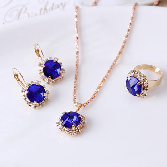 Fashion Crystal Jewelry  Set