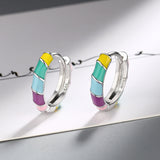 Colorful Oil Necklace Earrings Jewelry