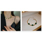 Green Stone Multilayer Necklace