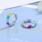 Colorful Oil Necklace Earrings Jewelry