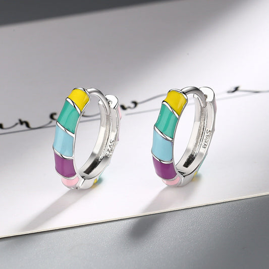 Colorful Oil Necklace Earrings Jewelry