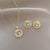 Square Diamond Ring & Jewelry Set