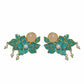 Handmade Peony Pearl Earrings